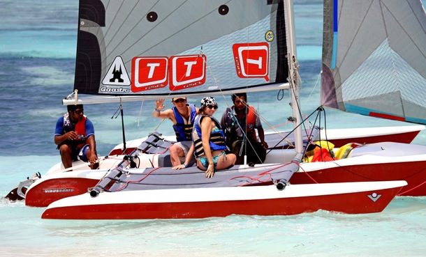 Trimaran Sailing